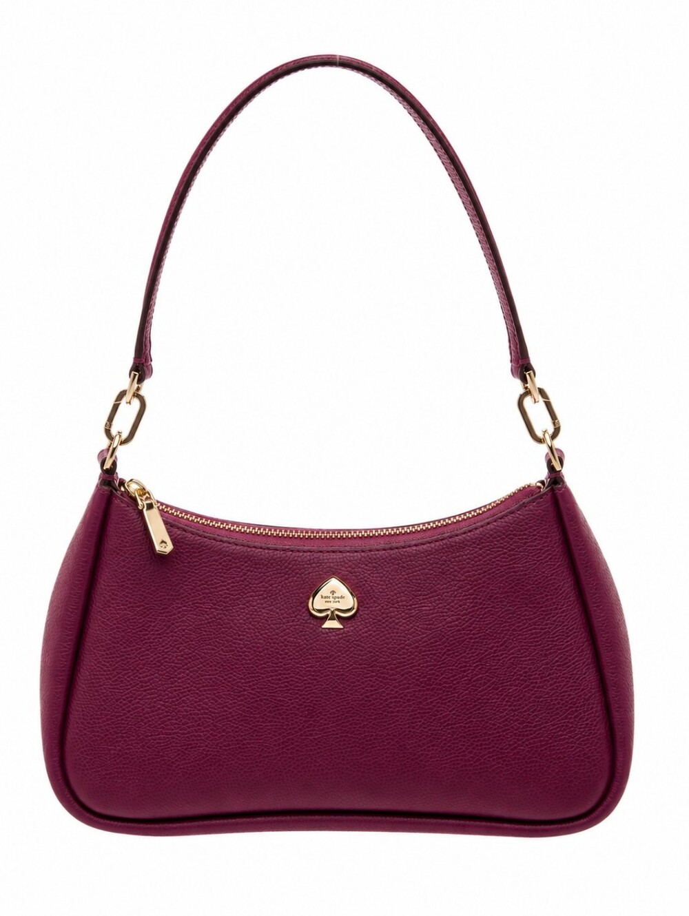 Kate Spade Dark Raspberry Leather Shoulder Bag NWOT